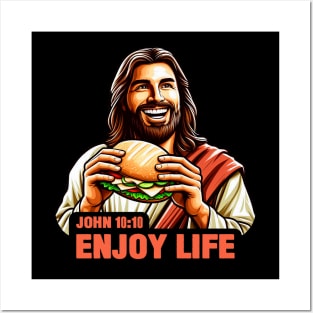 John 10:10 Enjoy Life Posters and Art